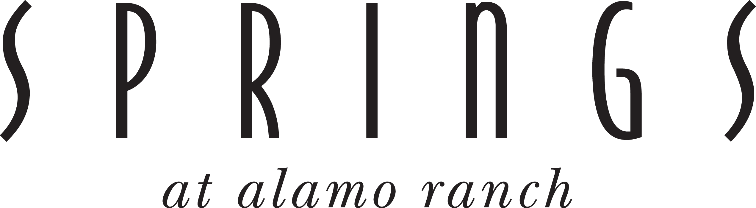 UPDATED Alamo Ranch Black Word Logo