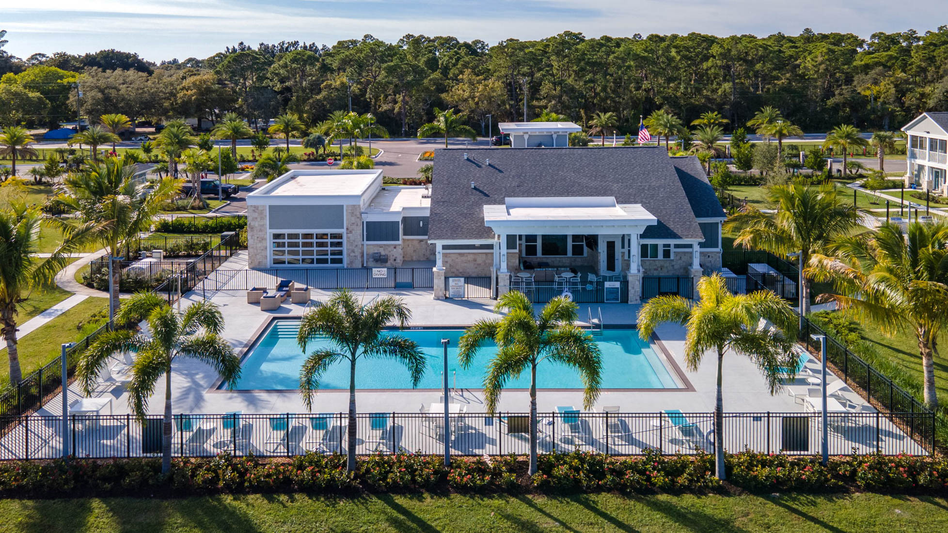 Cape Coral Clubhouse aerial_