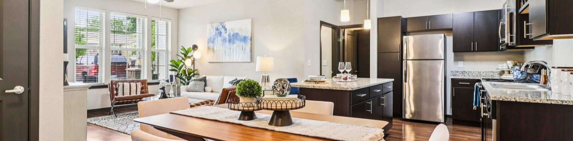 Open Concept Layouts at Springs at Newnan Apartments in Newnan, GA