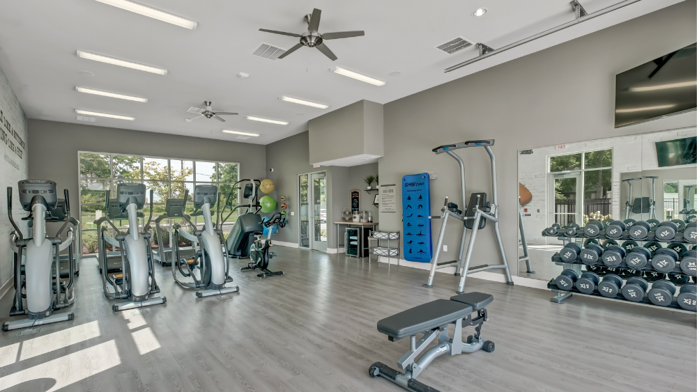 State-Of-The-Art Fitness Center at Springs at La Grange Apartments in East Louisville, KY
