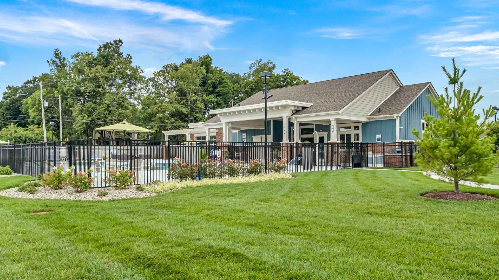 Gated Community with Clubhouse at Springs at La Grange Apartments in East Louisville, KY-13