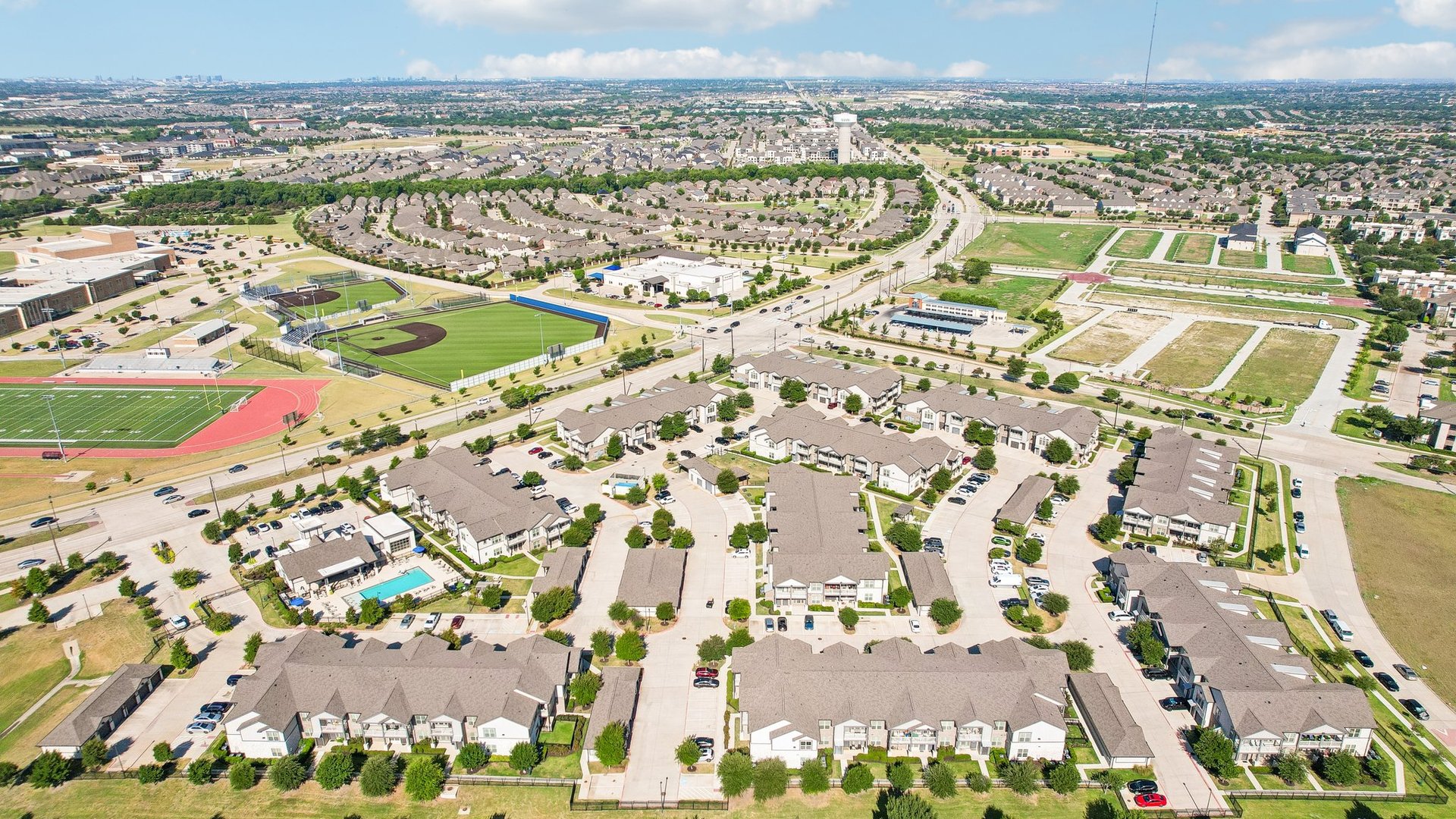 Springs at McKinney aerial view of the community - McKinney, TX