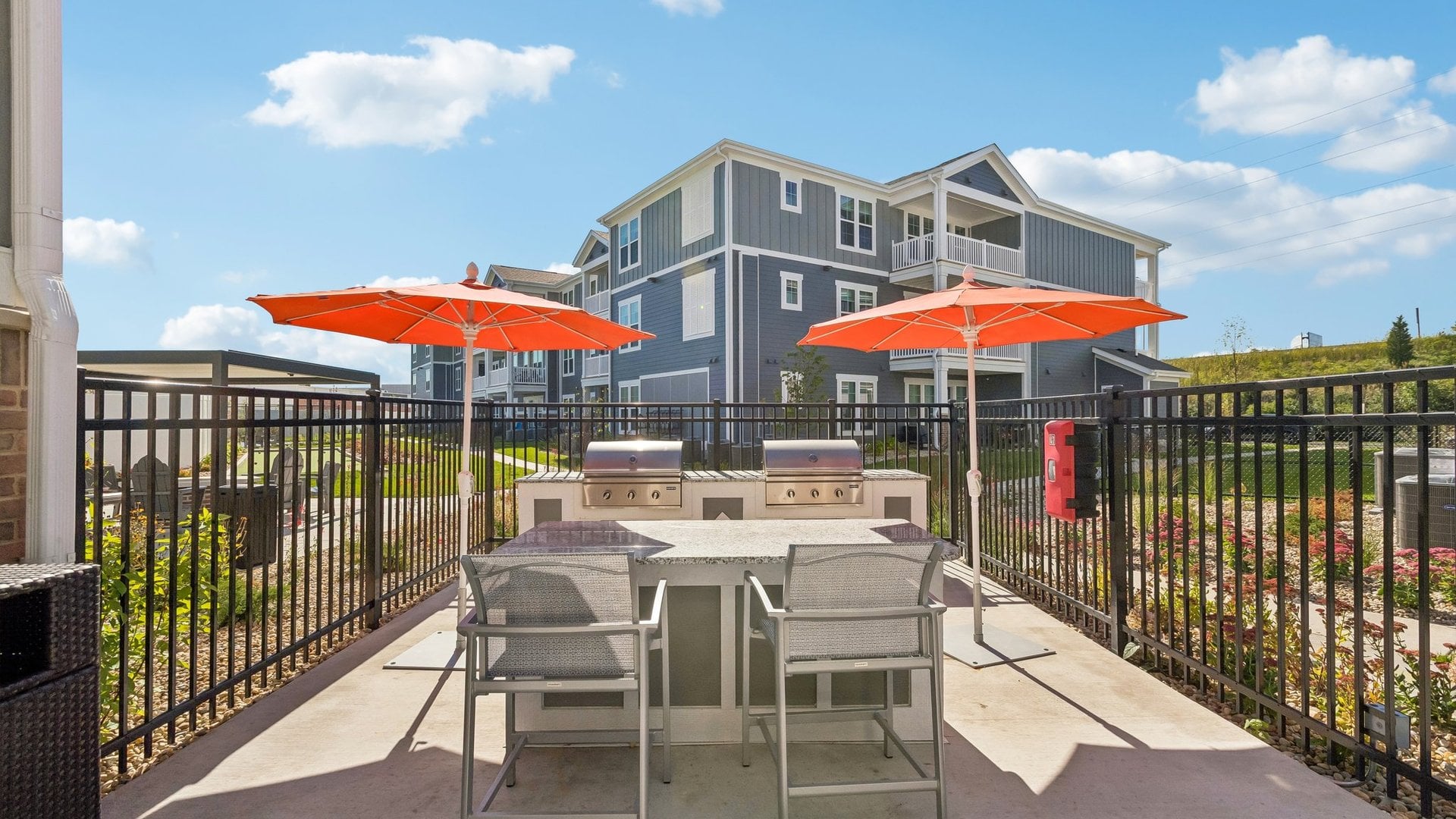 Springs at Lake Cook Crossing Outdoor Grilling Area (3)