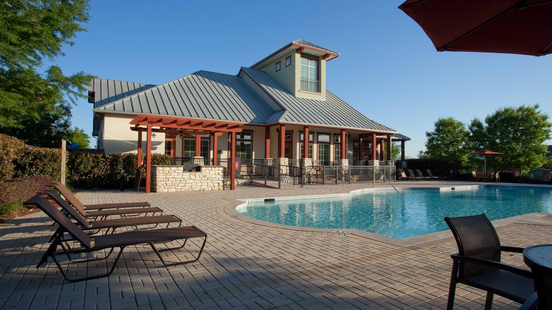 Resort Style Pool at Springs at Live Oak in Live Oak, TX