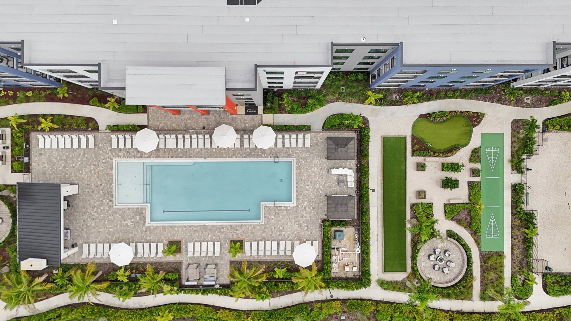 The Centro Pool and Game Aerial The Centro Pool and Game Aerial
